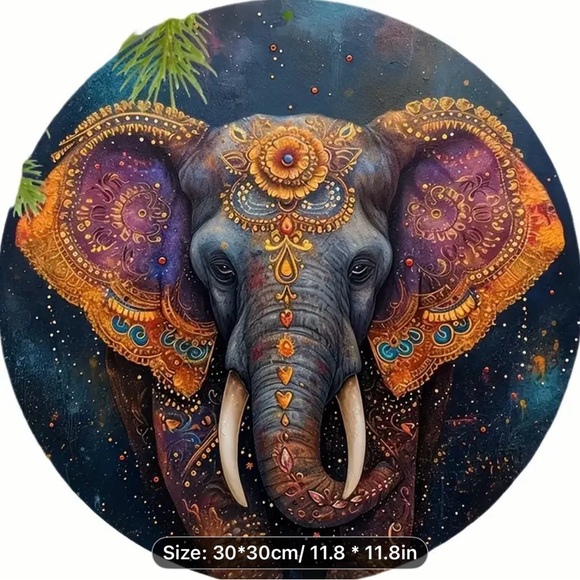 Other - Diamond Art Kit NIP - Vibrant Elephant